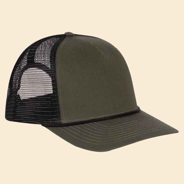 Cotton Retro Rope Trucker Hat Thumbnail