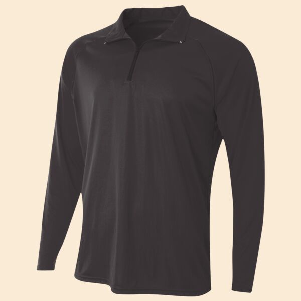 Adult Daily Polyester Quarter-Zip Thumbnail