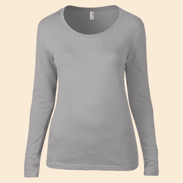 Women's Featherweight Long Sleeve Scoop T-Shirt Thumbnail