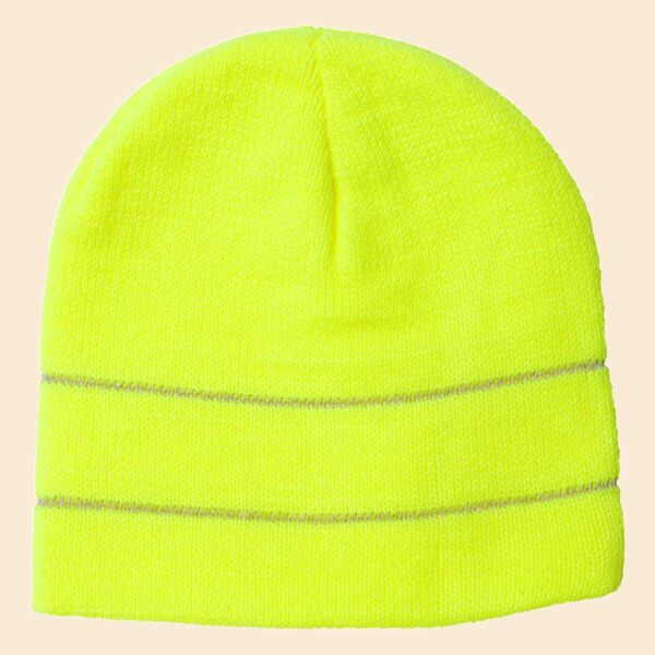 USA Made High Vis Reflective 8" Beanie Thumbnail