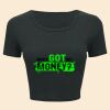 Ladies' Poly-Cotton Crop T-Shirt Thumbnail