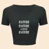 Ladies' Poly-Cotton Crop T-Shirt Thumbnail