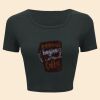 Ladies' Poly-Cotton Crop T-Shirt Thumbnail