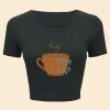 Ladies' Poly-Cotton Crop T-Shirt Thumbnail