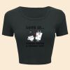 Ladies' Poly-Cotton Crop T-Shirt Thumbnail