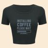 Ladies' Poly-Cotton Crop T-Shirt Thumbnail