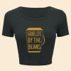 Ladies' Poly-Cotton Crop T-Shirt Thumbnail
