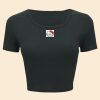 Ladies' Poly-Cotton Crop T-Shirt Thumbnail
