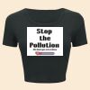 Ladies' Poly-Cotton Crop T-Shirt Thumbnail