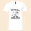 Unisex Jersey Short-Sleeve V-Neck T-Shirt Thumbnail