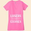 Ladies' Jersey Short-Sleeve Deep V-Neck T-Shirt Thumbnail