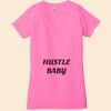 Ladies' Jersey Short-Sleeve Deep V-Neck T-Shirt Thumbnail