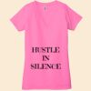 Ladies' Jersey Short-Sleeve Deep V-Neck T-Shirt Thumbnail