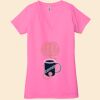 Ladies' Jersey Short-Sleeve Deep V-Neck T-Shirt Thumbnail