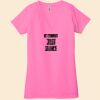Ladies' Jersey Short-Sleeve Deep V-Neck T-Shirt Thumbnail