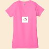 Ladies' Jersey Short-Sleeve Deep V-Neck T-Shirt Thumbnail
