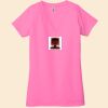 Ladies' Jersey Short-Sleeve Deep V-Neck T-Shirt Thumbnail