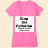 Ladies' Jersey Short-Sleeve Deep V-Neck T-Shirt Thumbnail